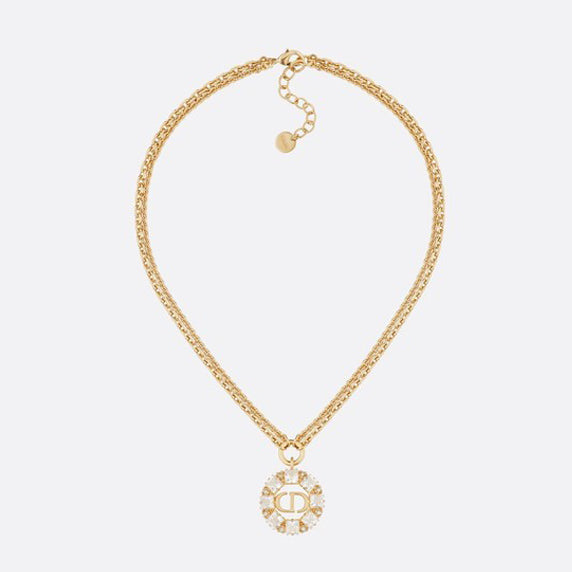 18K Petit CD Pearls Necklace