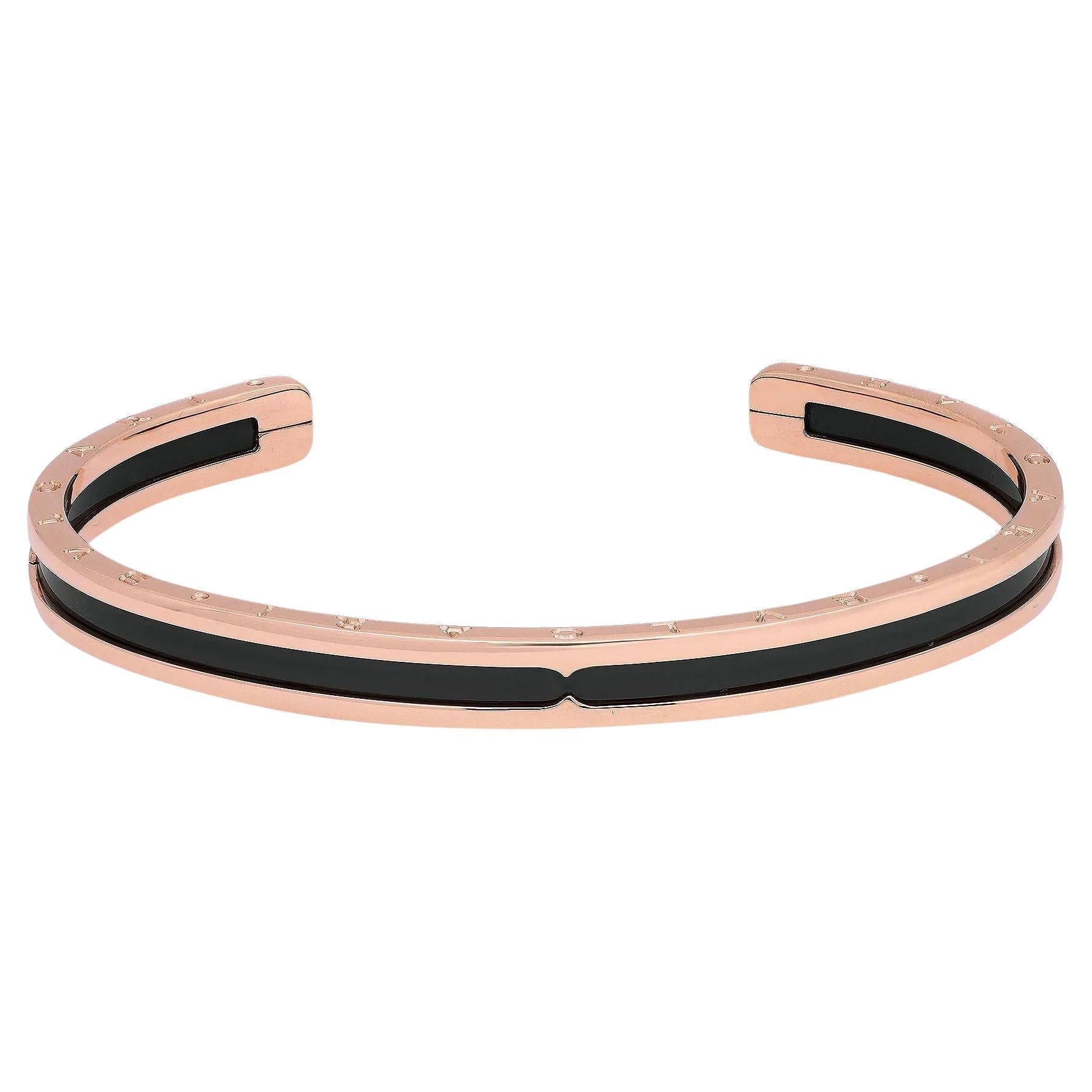 18K B.Zero1 Black Ceramic Bracelet