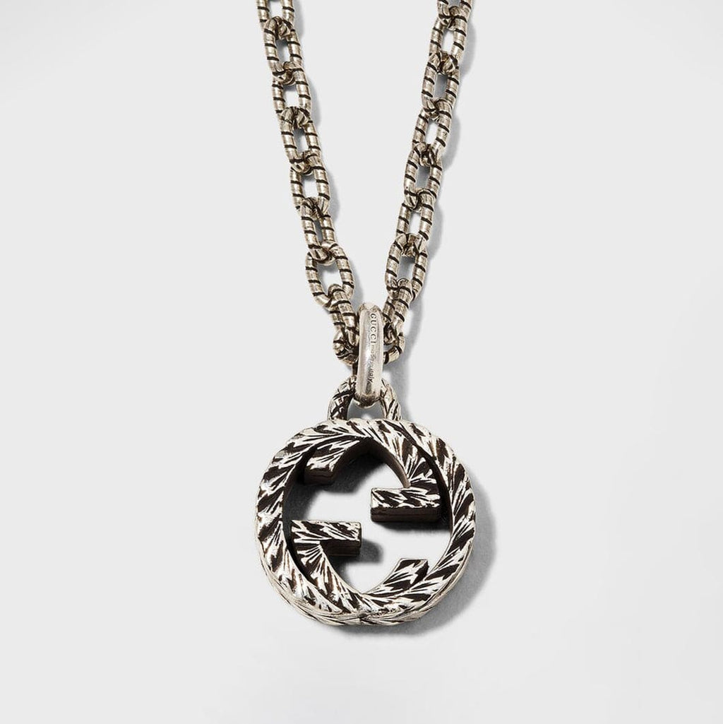 Double G Interlocking G Pendant Necklace