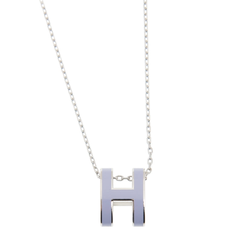 18K Mini Pop H Purple Necklace