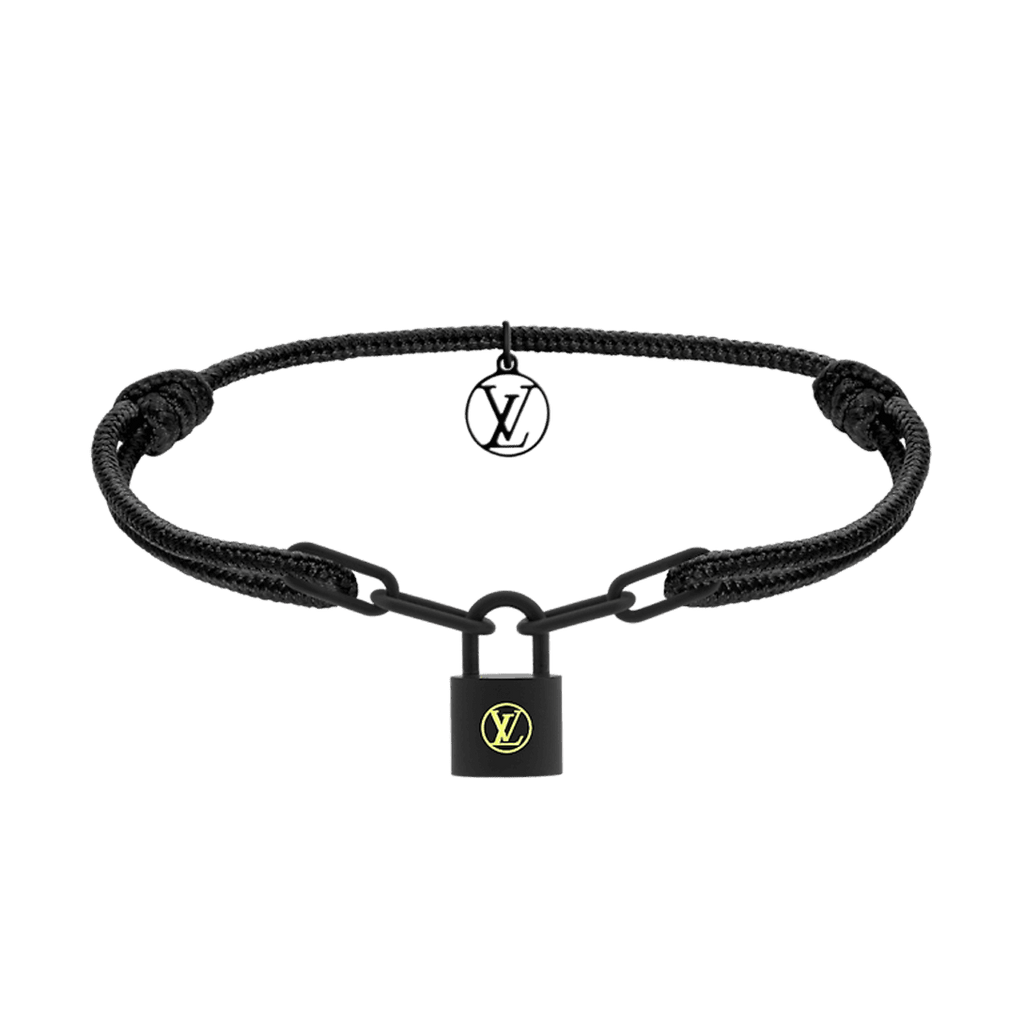 Louis Silver Lockit Titanium Bracelet