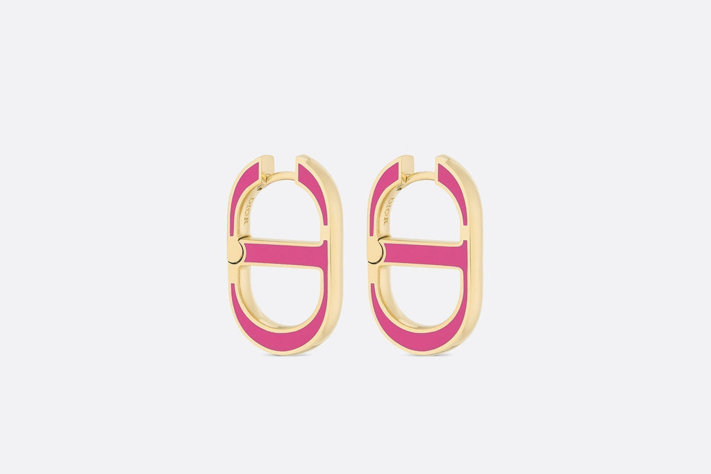 18K CD 30 Montaigne Rani Pink Earrings