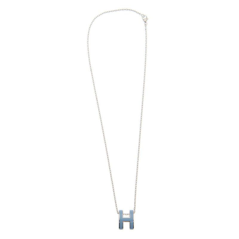18K Mini Pop H Blue Necklace
