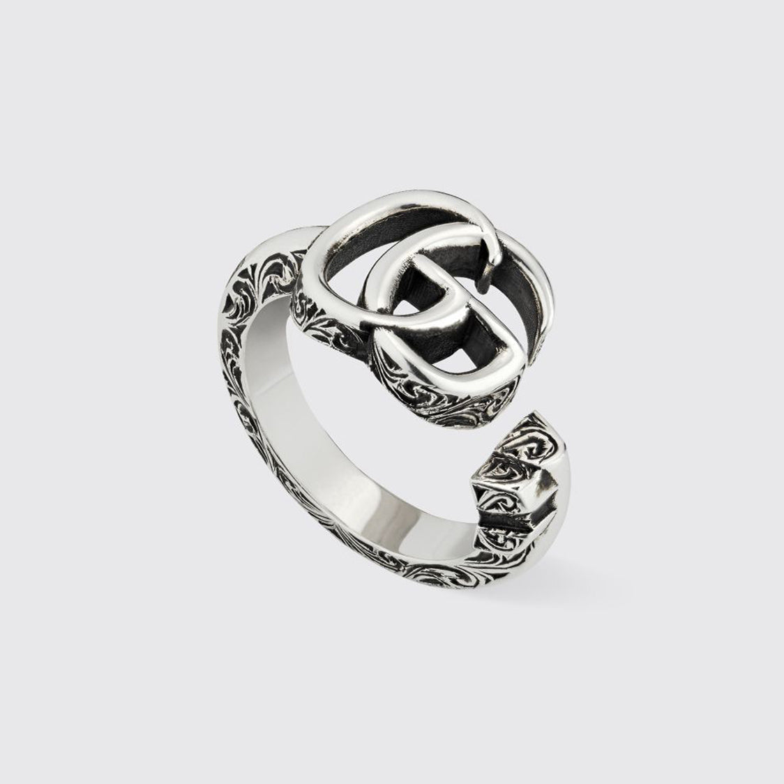 Double G Marmont Key Open Ring