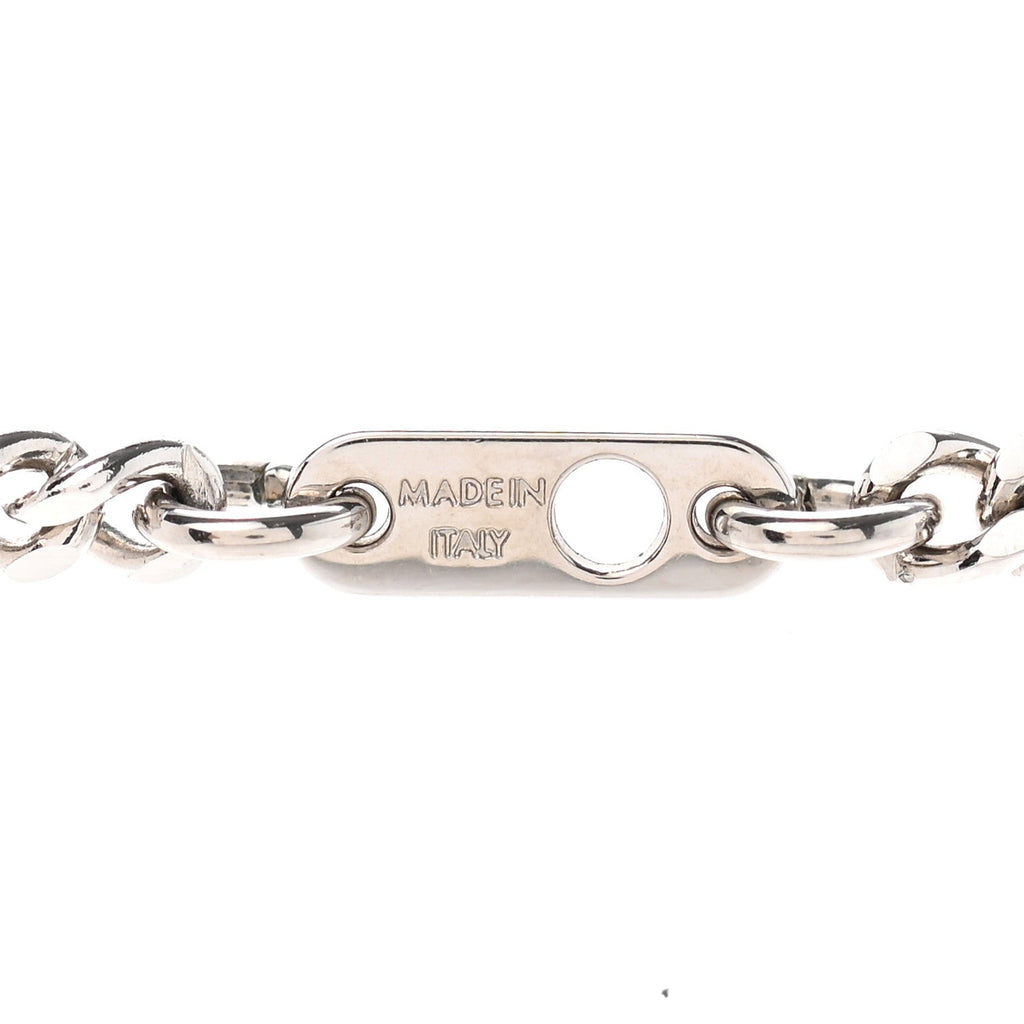 18K Louis Monogram Lock Pendant Necklace