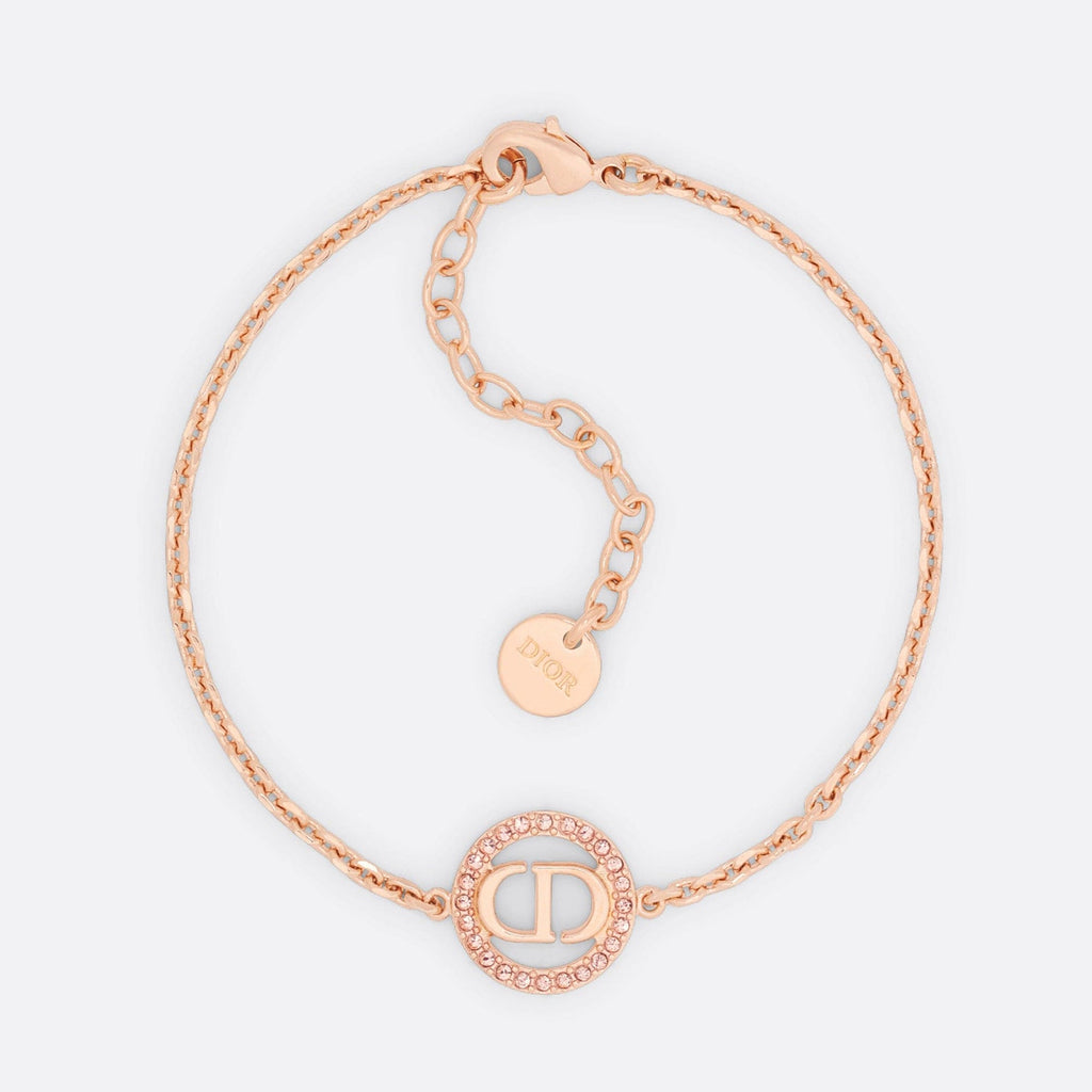 18K Petit CD Pink Crystals Bracelet