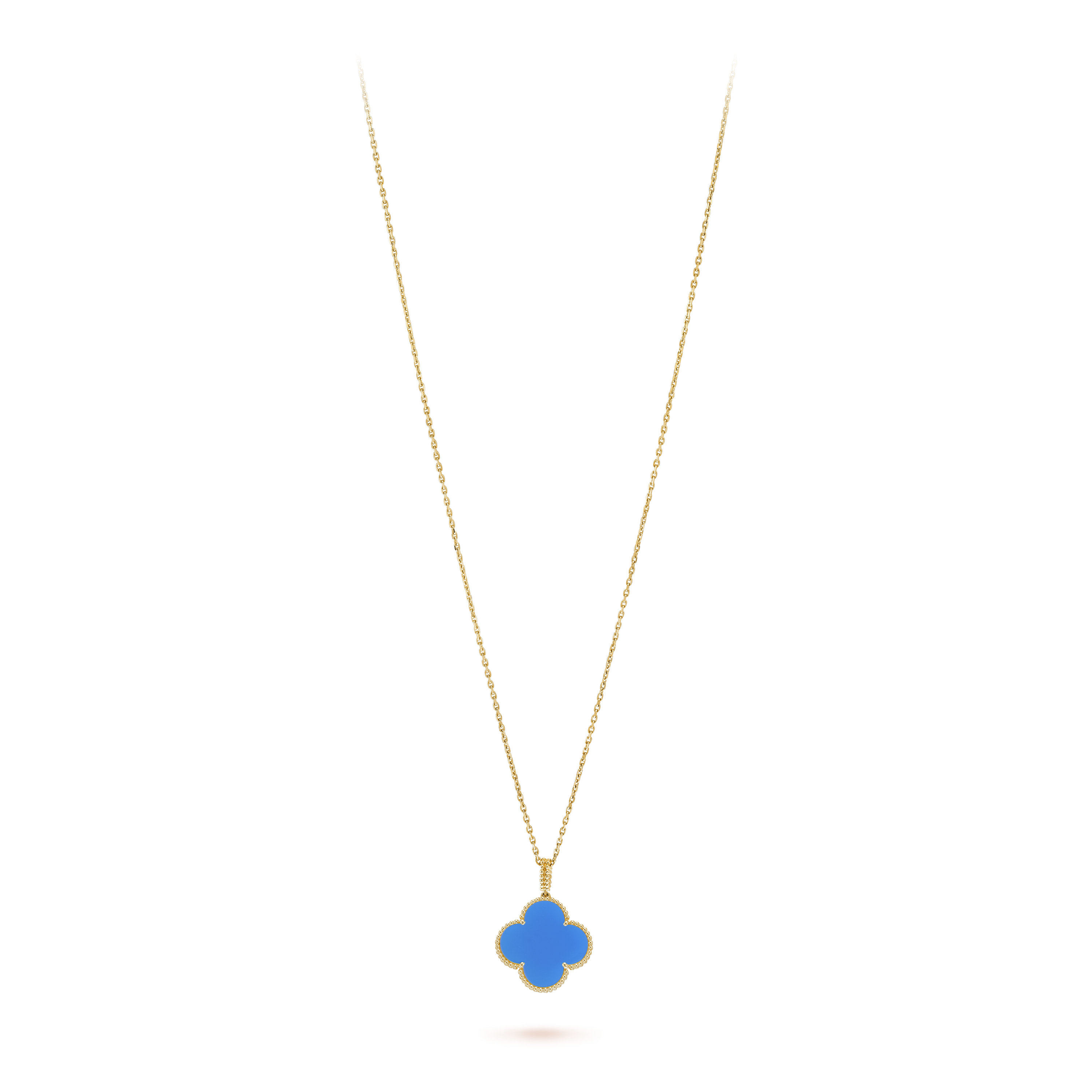 18K Magic Alhambra Agate Clover Necklace