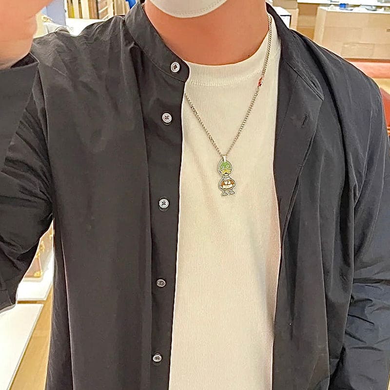 Louis x Nigo Duck Pendant Necklace
