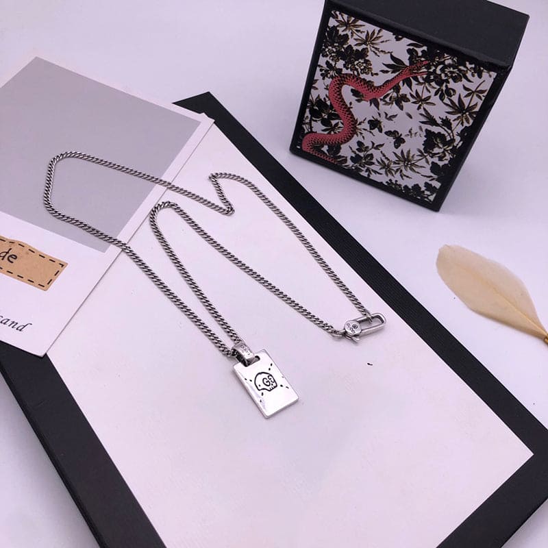 GG Ghost Pendant Necklaces