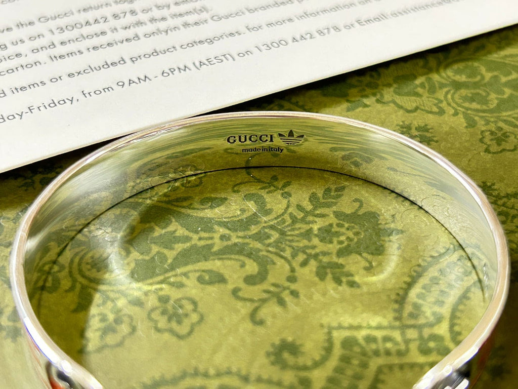 GG x Adidas Cuff Blue Bracelet