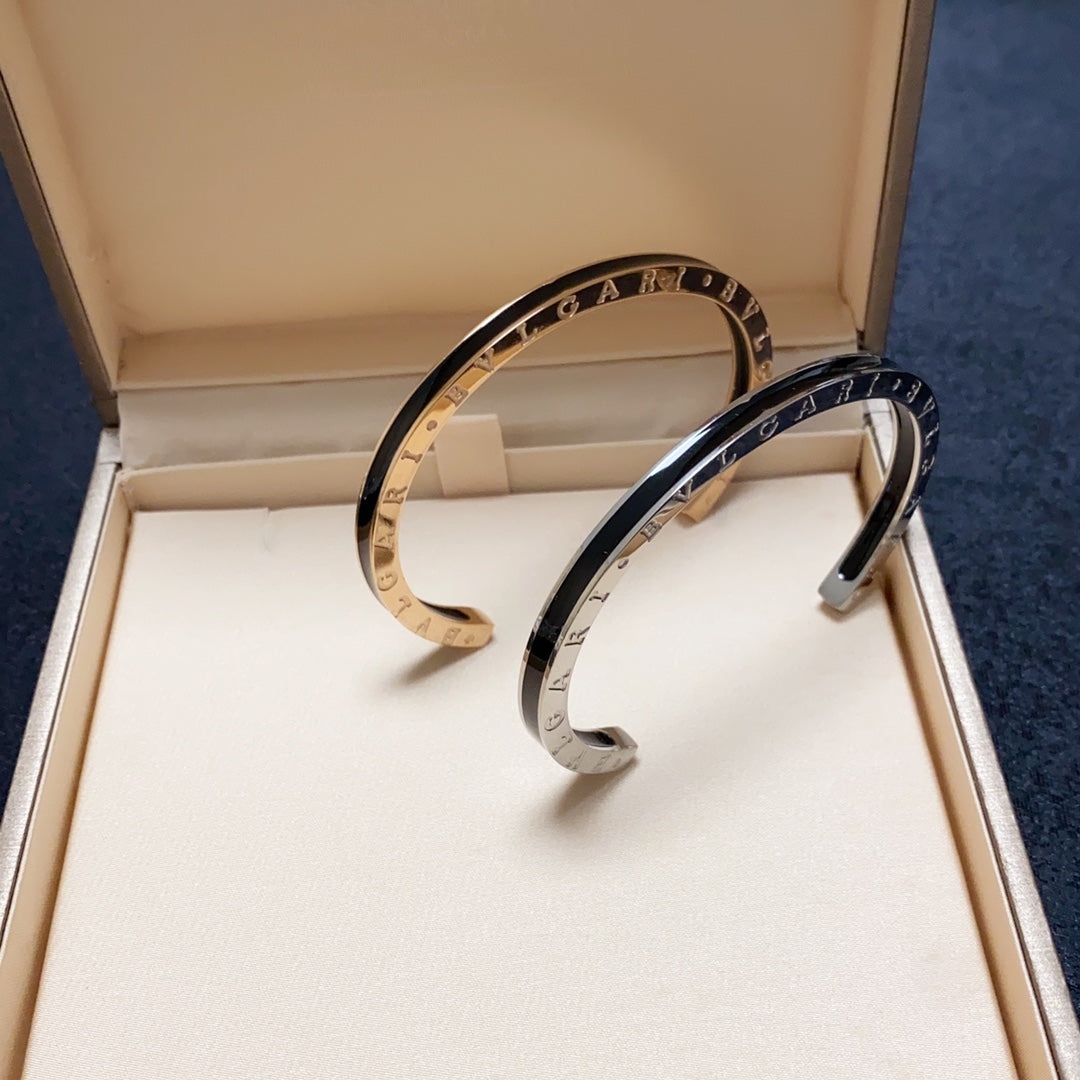 18K B.Zero1 Black Ceramic Bracelet