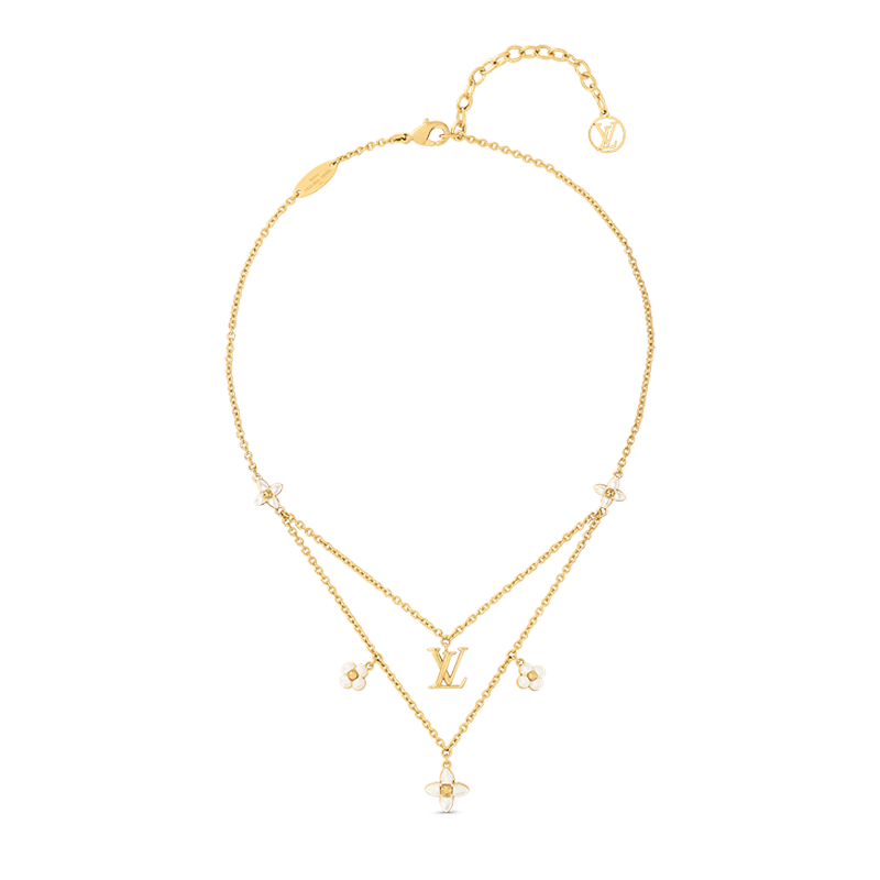 18K Louis Floragram Necklace