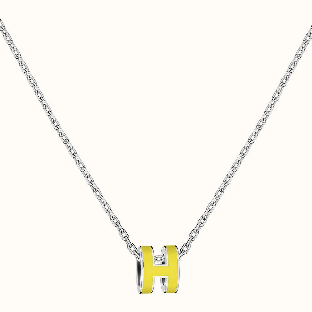 18K Mini Pop H Yellow Necklace