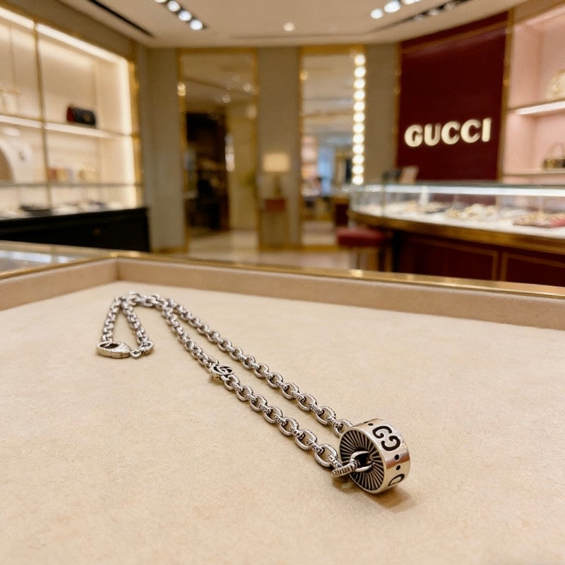 GG Circle Pendant Necklaces