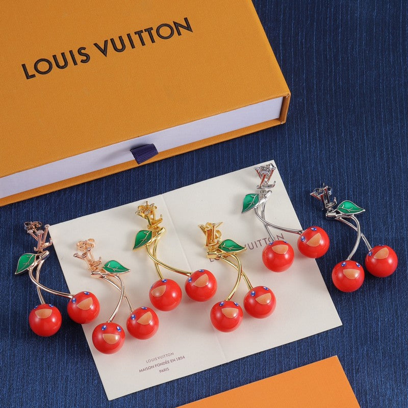 18K Louis Fruit Earrings