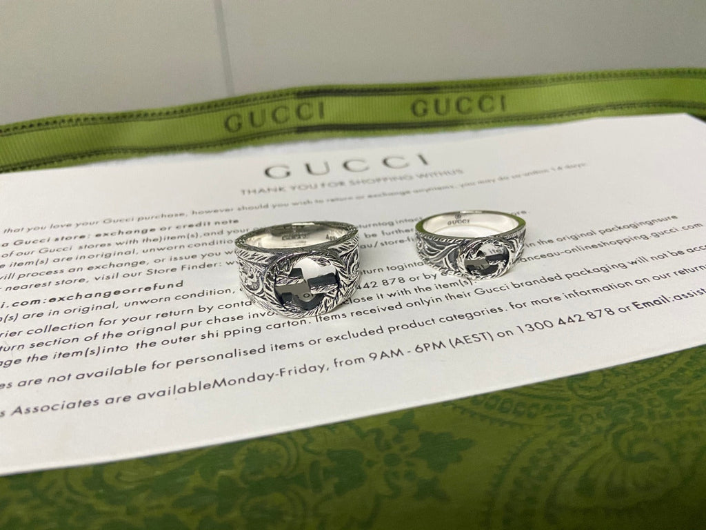 Double G Interlocking G Ring