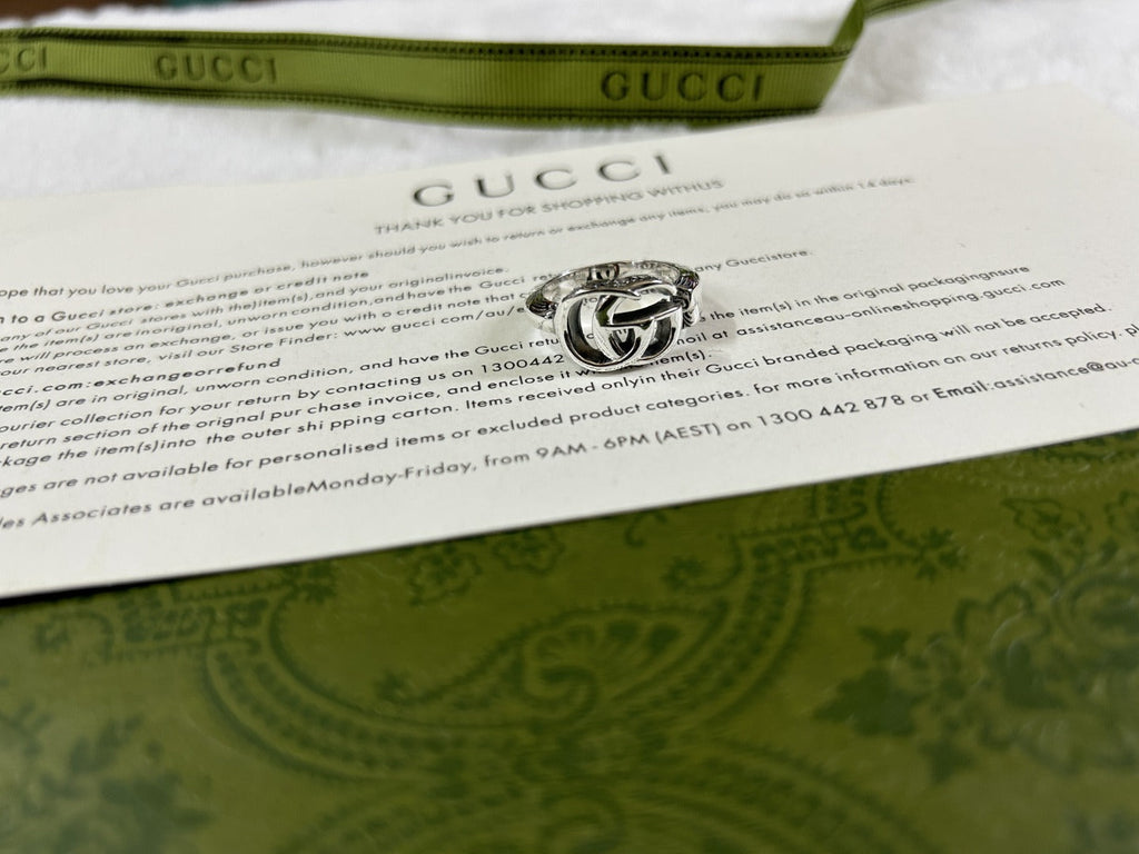 Double G Marmont Key Open Ring