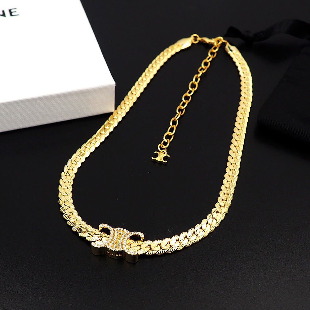 18K Triomphe Diamonds Necklace