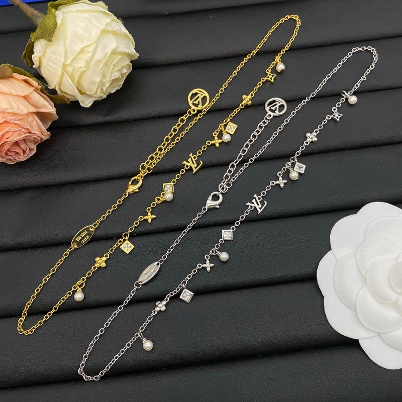 18K Louis Pearl Gold Necklace