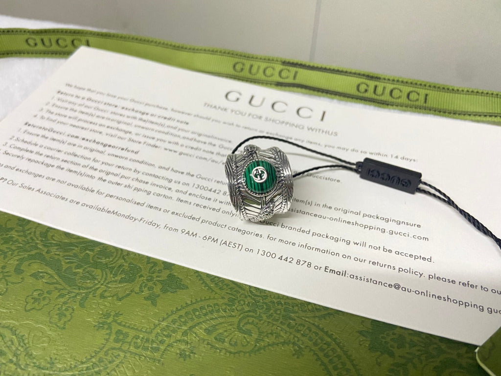 Double G Garden Snake Interlocking G Ring