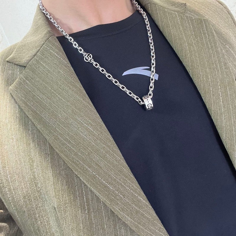 GG Circle Pendant Necklaces