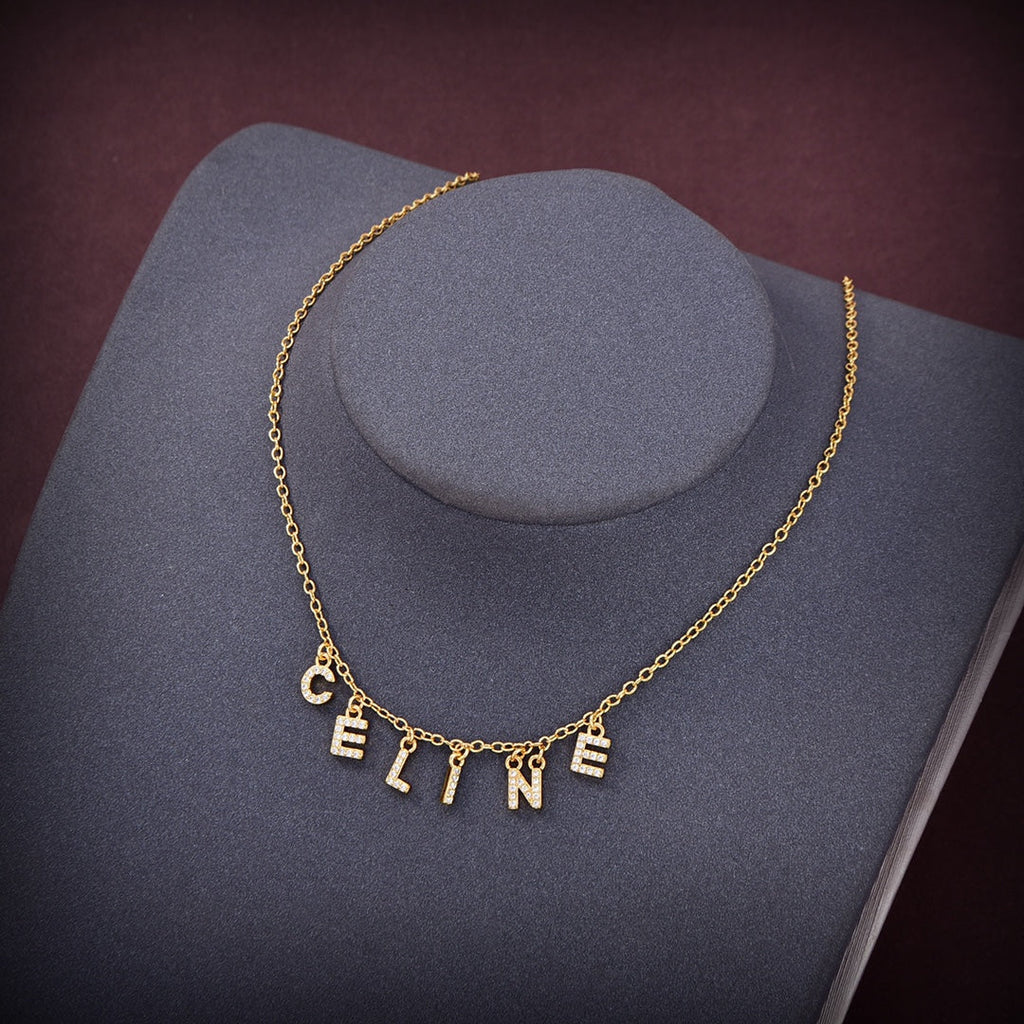 18K Triomphe Paris Strass Crystals Necklace