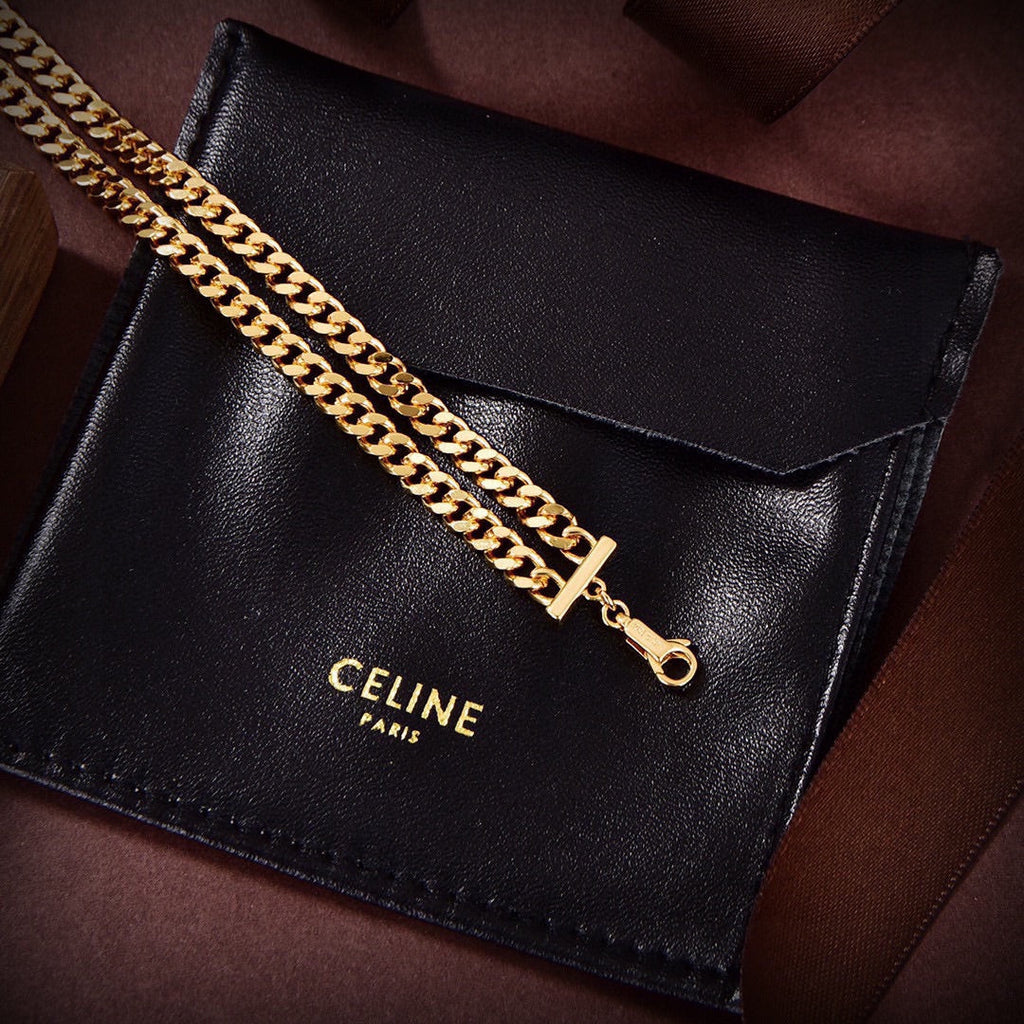 18K Triomphe Gourmette Necklace