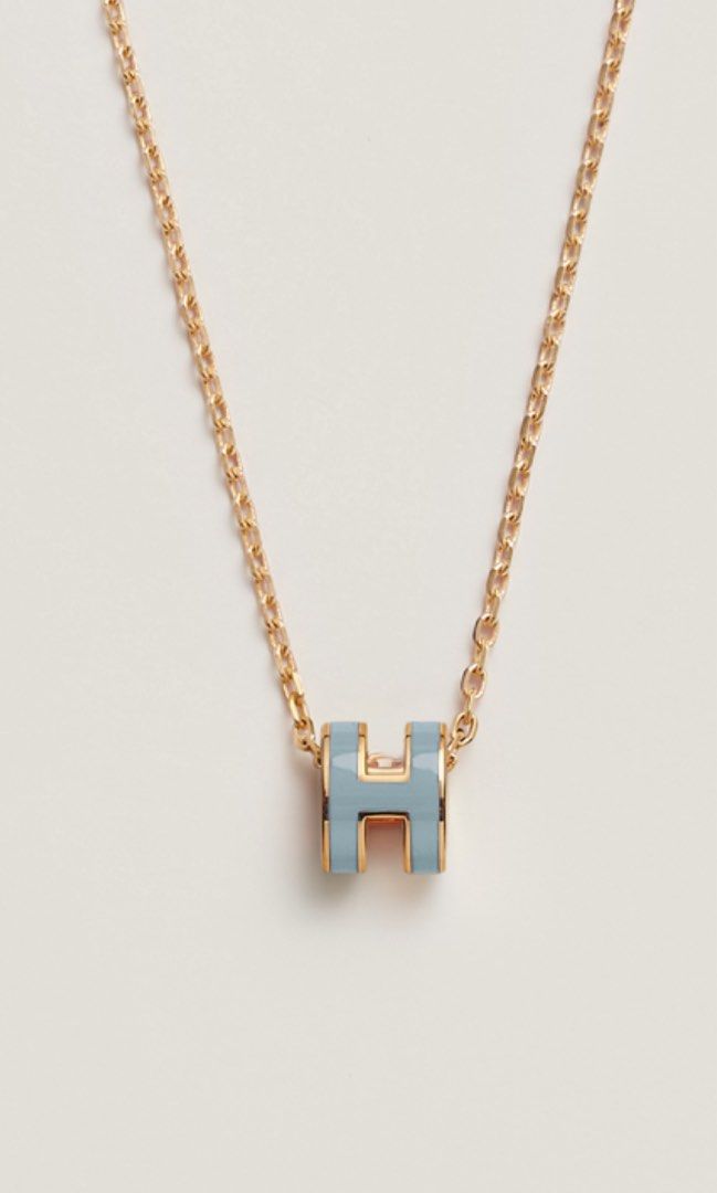 18K Mini Pop H Blue Necklace